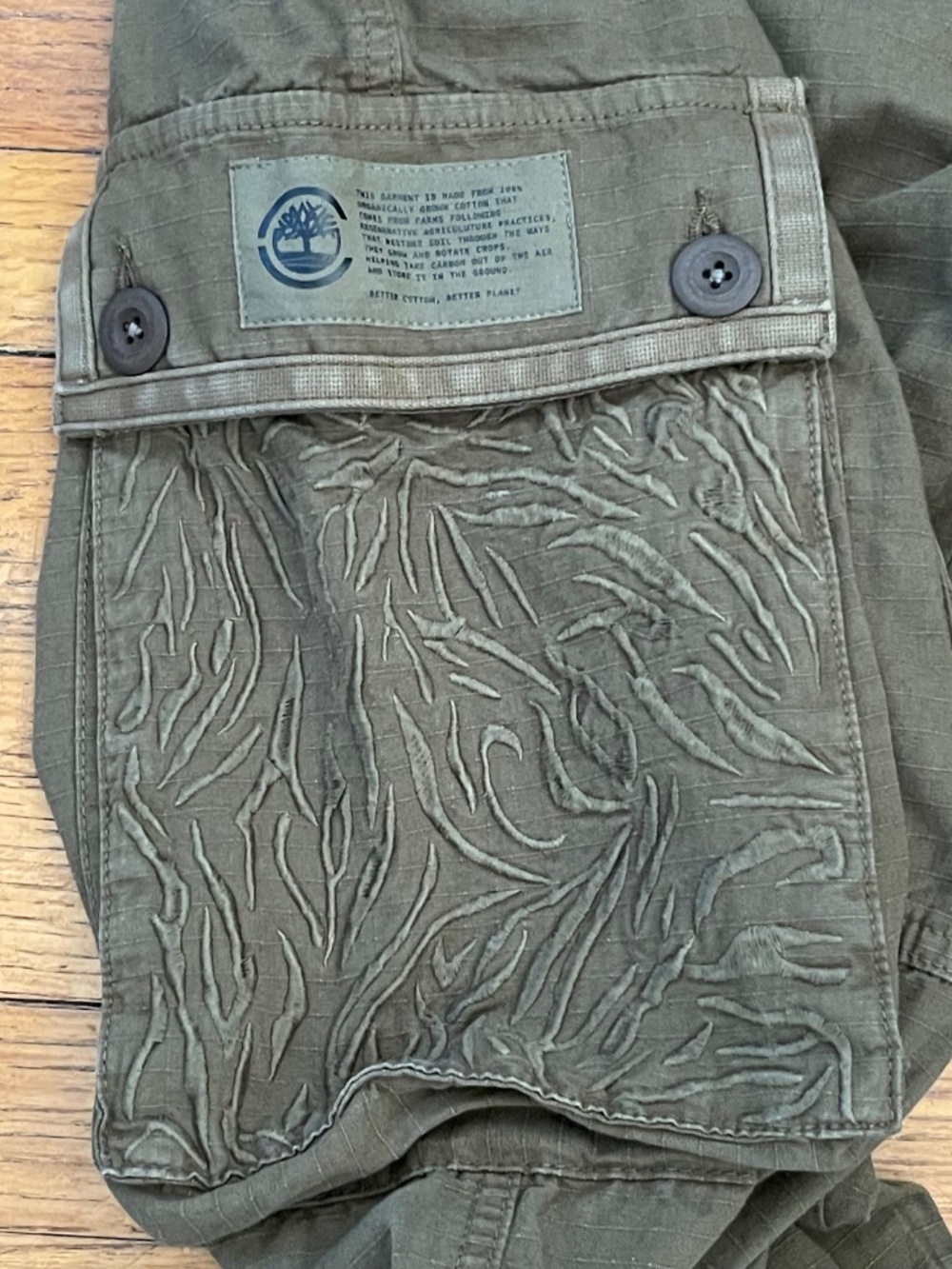 Timberland x CLOT Future73 Edison Chen Embroidered Cargo Pants - Picture 4 of 12